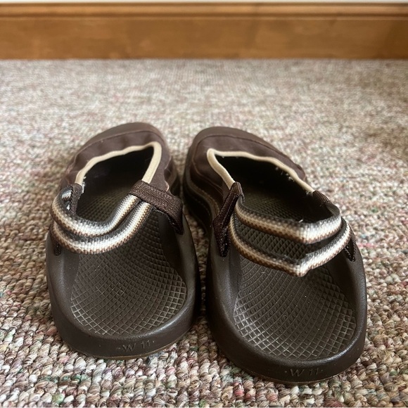 Chacos Devotee Vibram Chocolate Brown Sling Back Gunnison Sandal Size 11 Womens - Picture 6 of 8